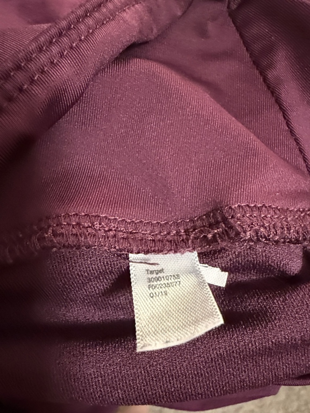 JoyLab Plum Scalloped Hem Athletic Shorts Size XL - Picture 4 of 5